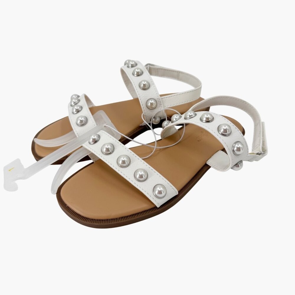 NEW Cat & Jack Girls' Eve Pearl Sandals - White